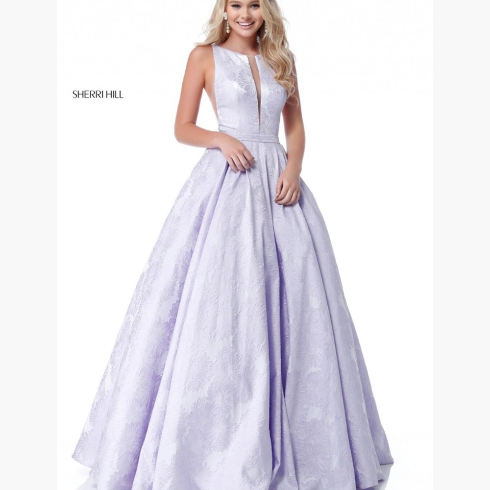 Sherri Hill 51703 Purple Gown